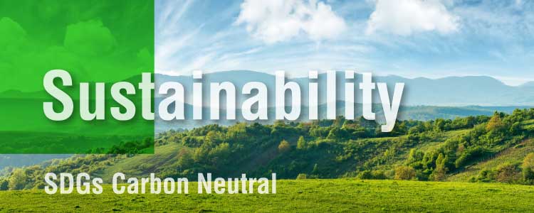 Sustainability SDGs Carbon Neutral